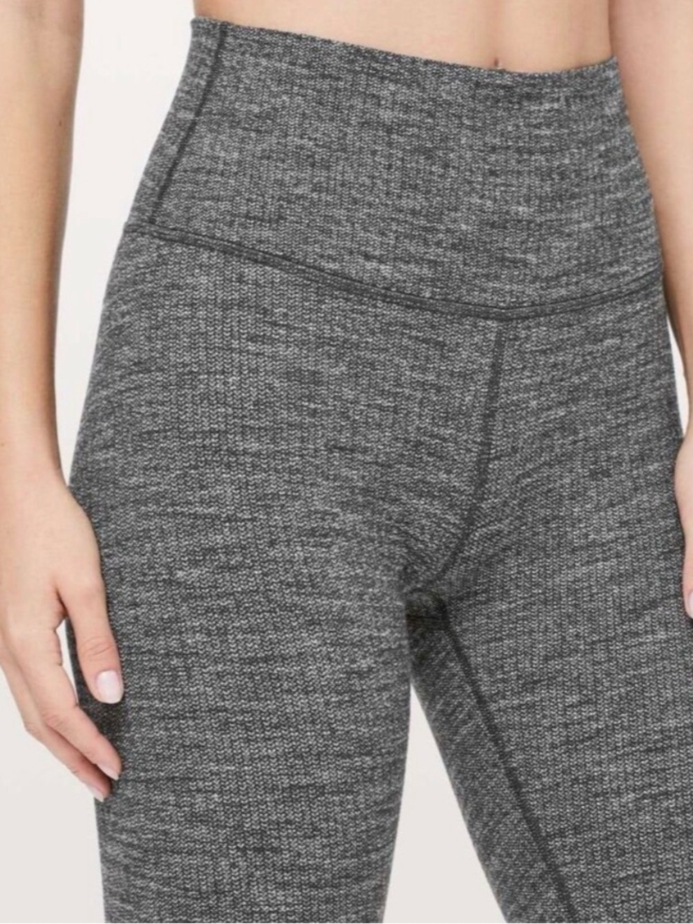 Lululemon athletica High-Rise Gray Seamless Leggings